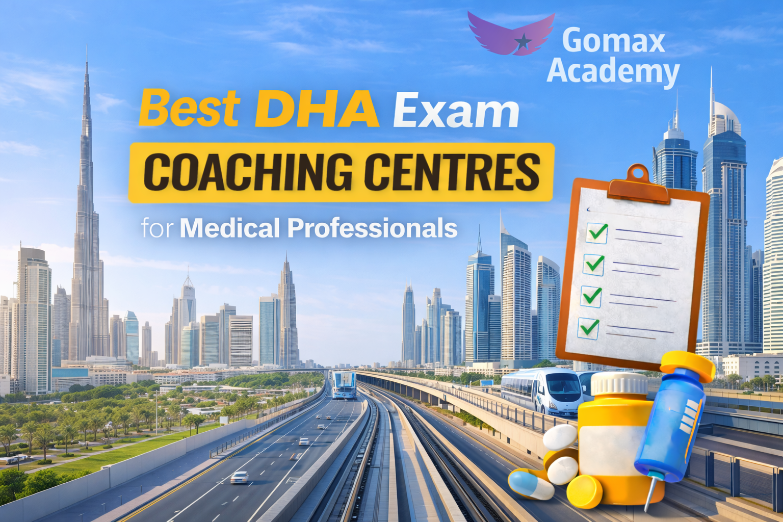 Best DHA Exam Coaching Center in India – Gomax Academy